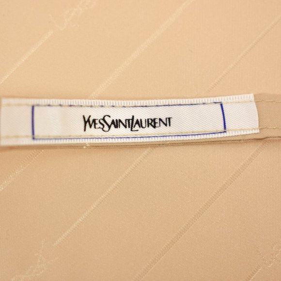 YSL: Golden Beige, "YSL" Logo Compact Umbrella mo - Picture 8 of 8